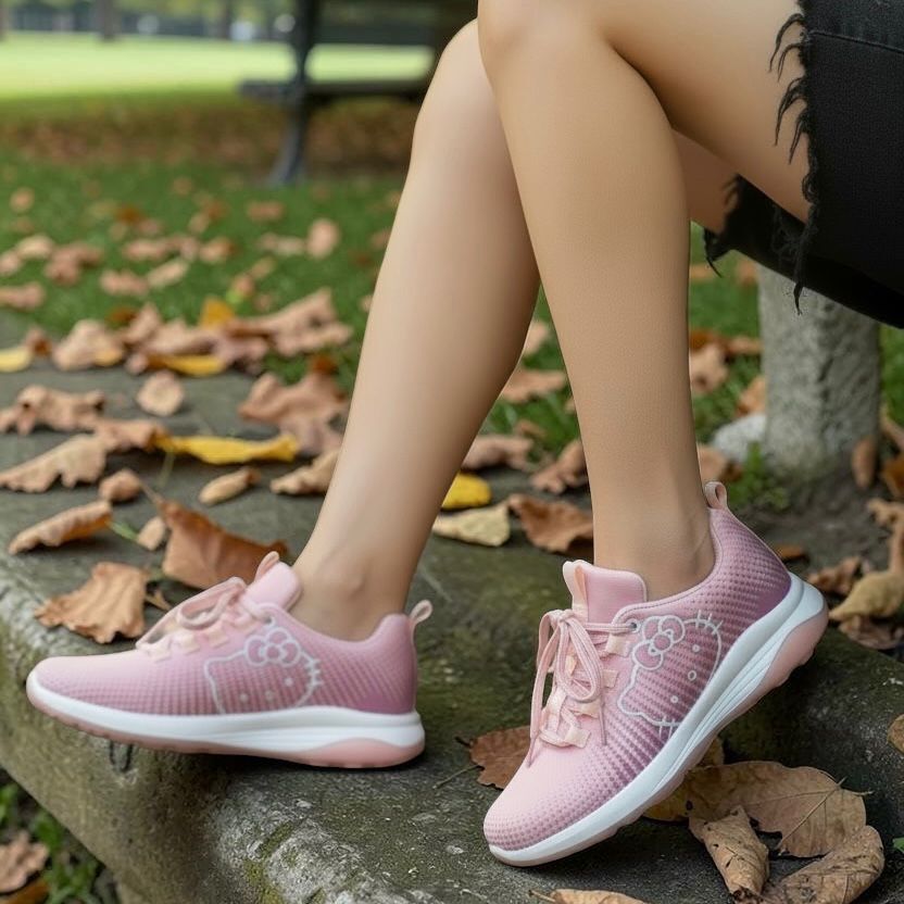 [現貨] 23193-KT Sanrio Hello Kitty 大面休閒鞋 #TW-SC23-722149 粉紅色