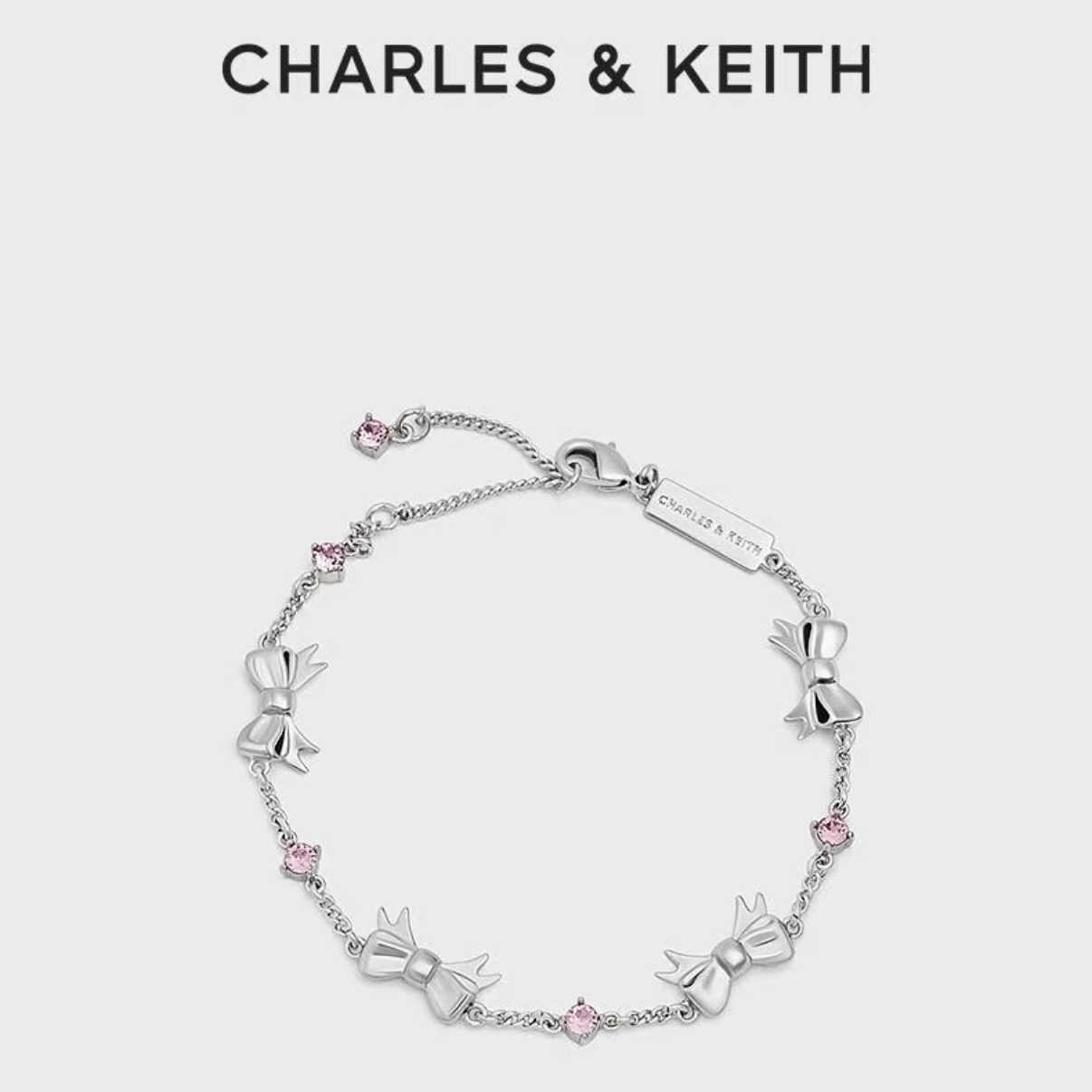 （限量預購） CHARLES & KEITH  小ck 蝴蝶結手鍊🎀