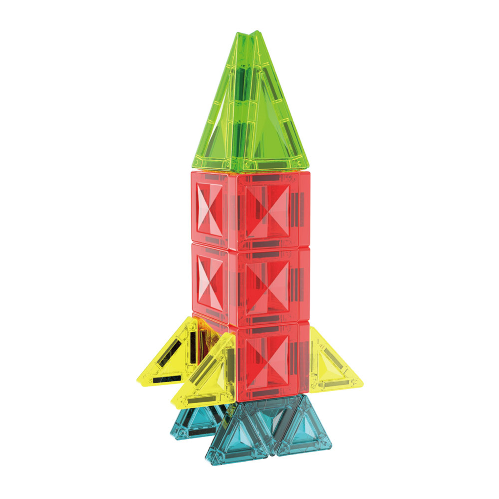 FOOD超人鑽石磁力片26pcs-酷炫火箭