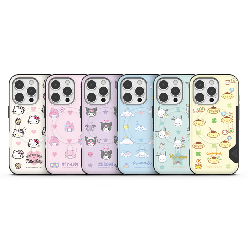 Sanrio - Magsafe Hard Card Case - 防撞插卡磁吸手機保護硬殼 TY