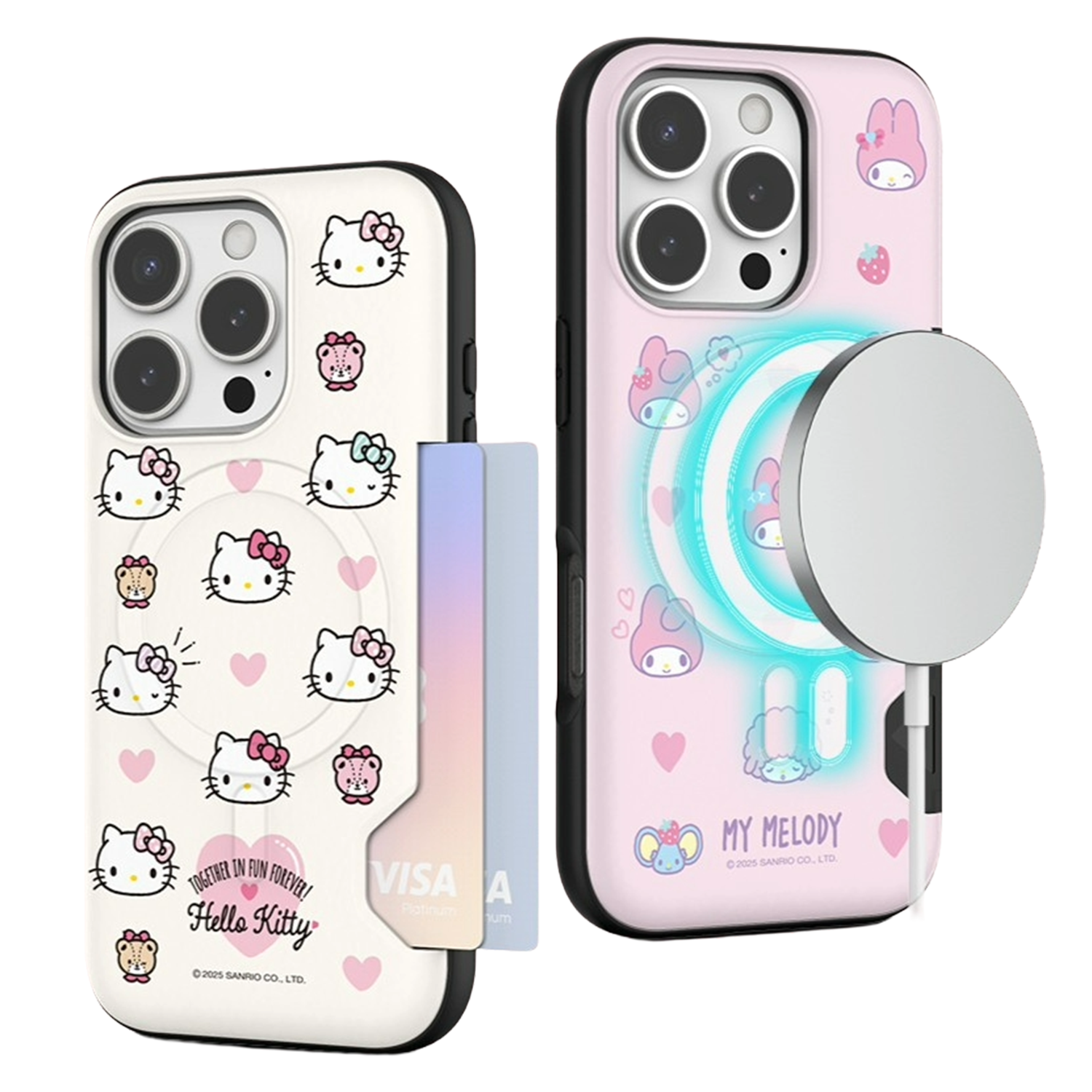 Sanrio - Magsafe Hard Card Case - 防撞插卡磁吸手機保護硬殼 TY