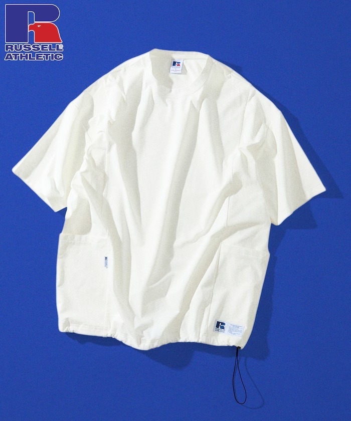 日本 Russell Athletic x Freak's Store 吸湿速乾 Side Pocket T-Shirt