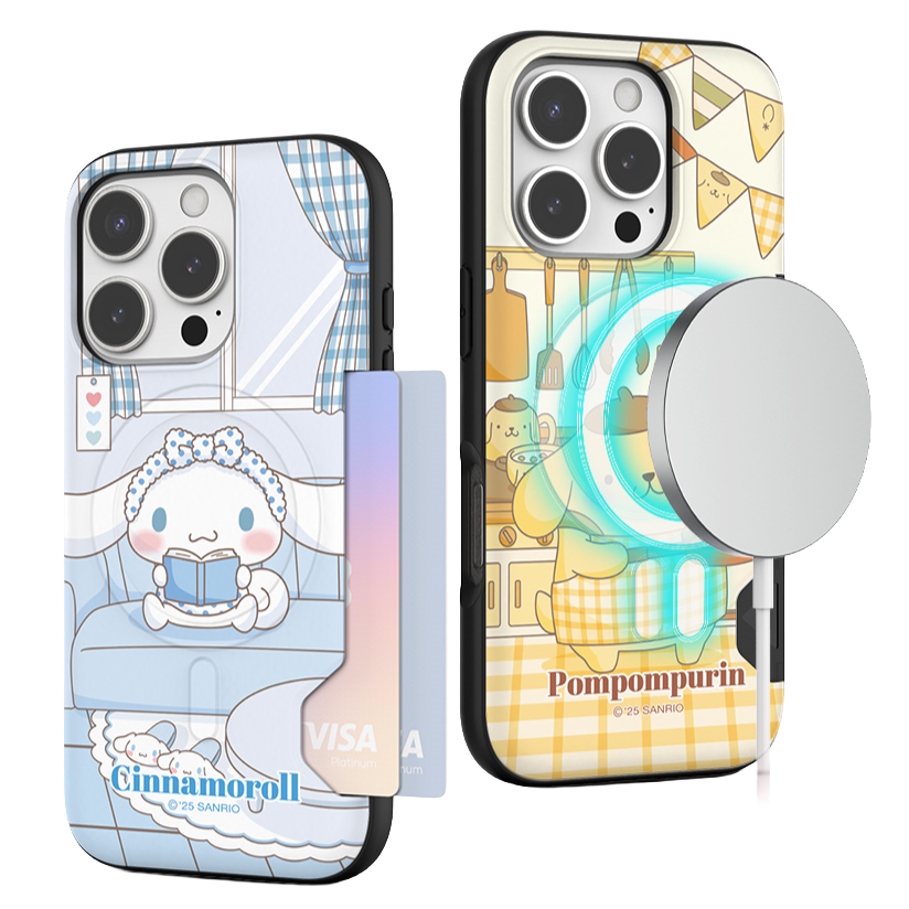Sanrio - Magsafe Hard Card Case - 防撞插卡磁吸手機保護硬殼 TY