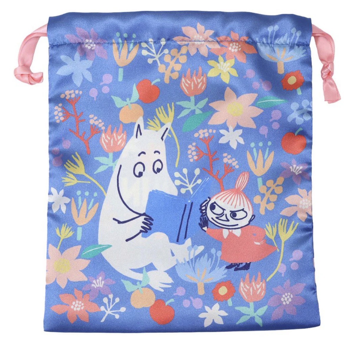 JP 姆明阿美花花超滑料索袋 紫藍 5981 TK260403