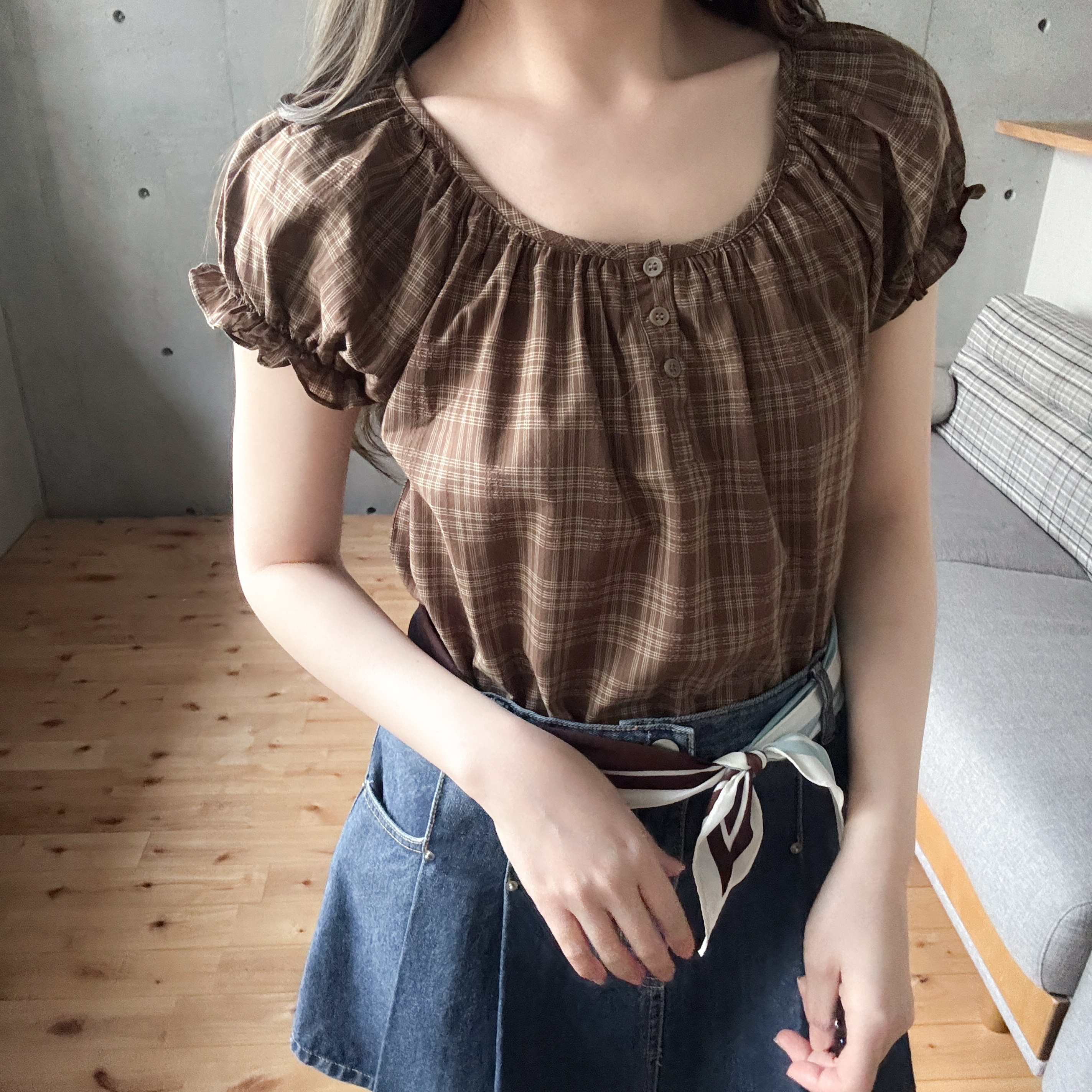 格仔泡泡䄂娃娃top