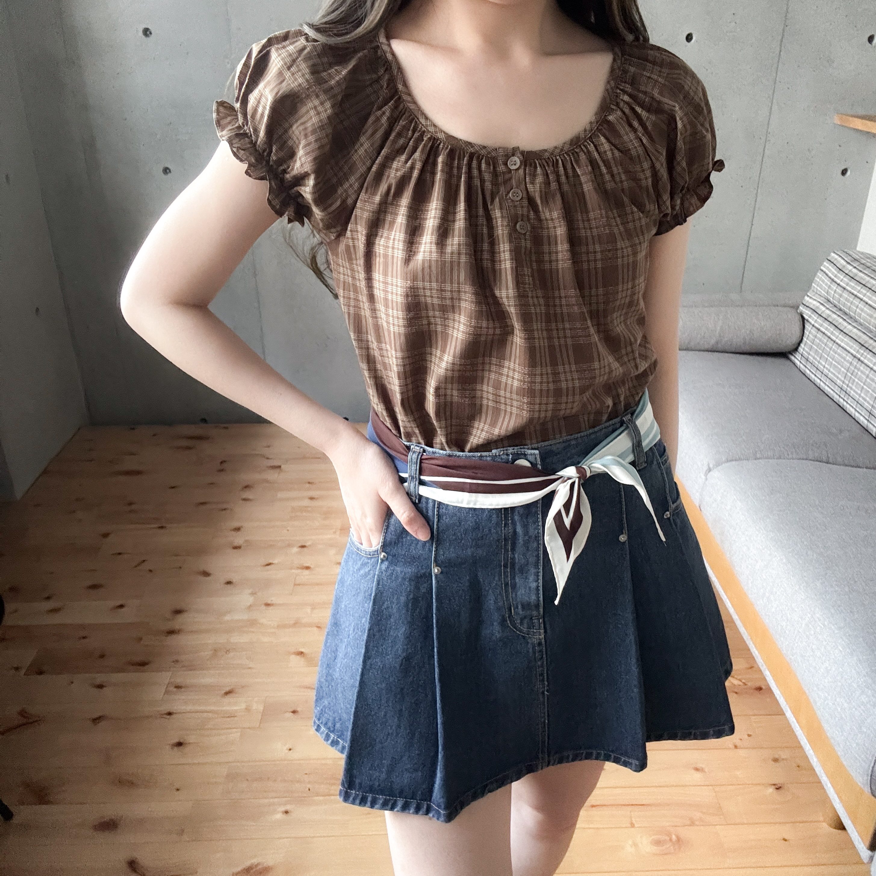 格仔泡泡䄂娃娃top