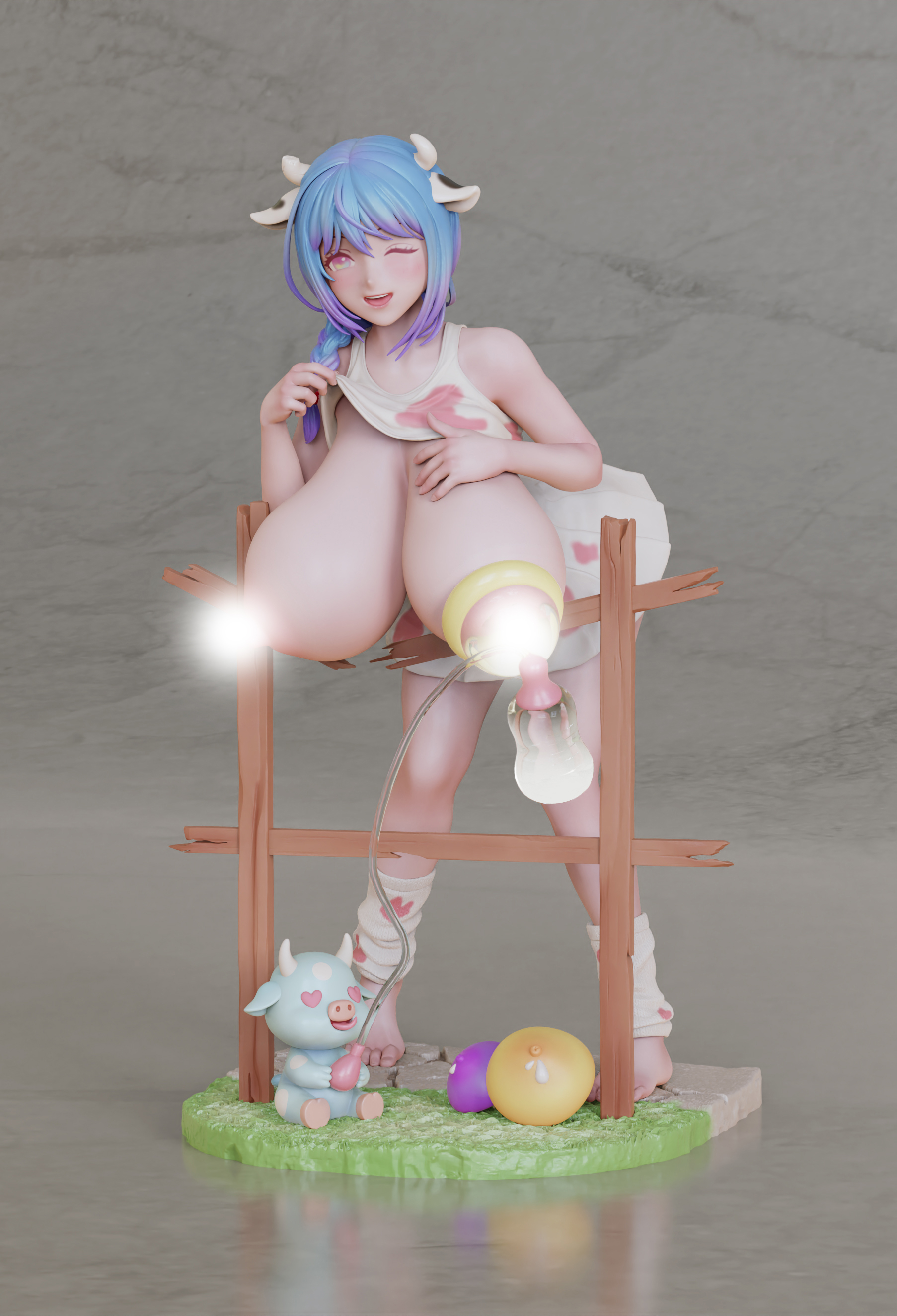 「R18.JAPAN」「預購」日版 B.R.Honey 歌舞團COSPLAY 餵牛 1/6 Scale Figure