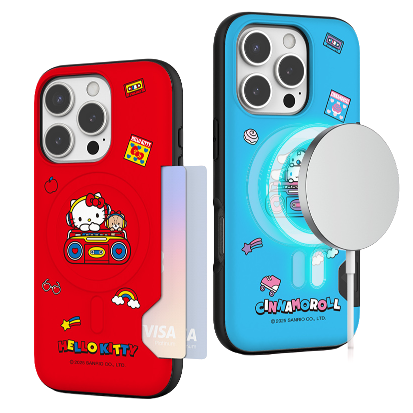 Sanrio - Magsafe Hard Card Case - 防撞插卡磁吸手機保護硬殼 TY