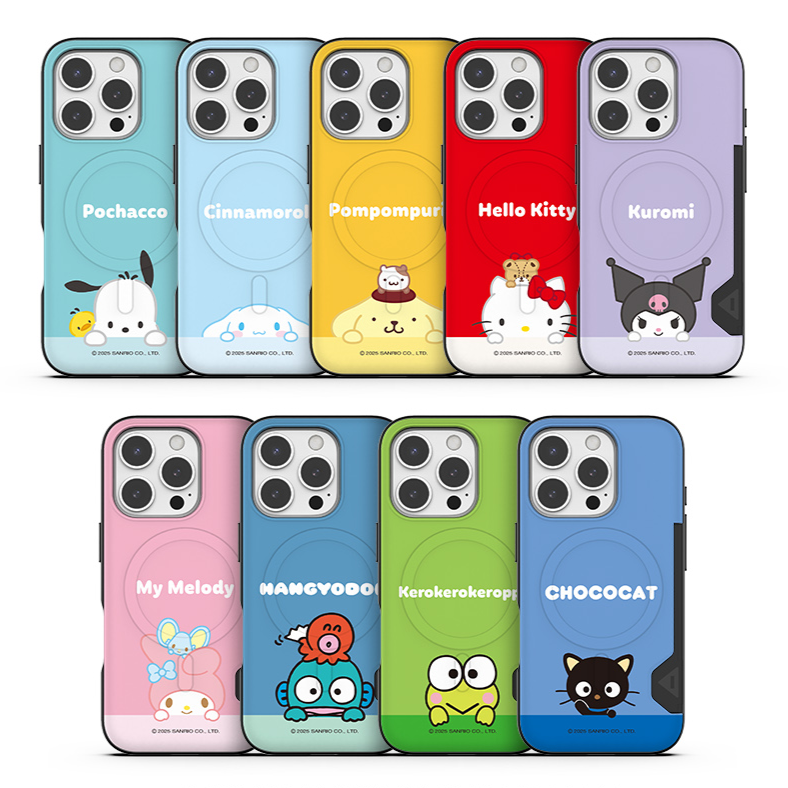 Sanrio - Magsafe Hard Card Case - 防撞插卡磁吸手機保護硬殼 TY