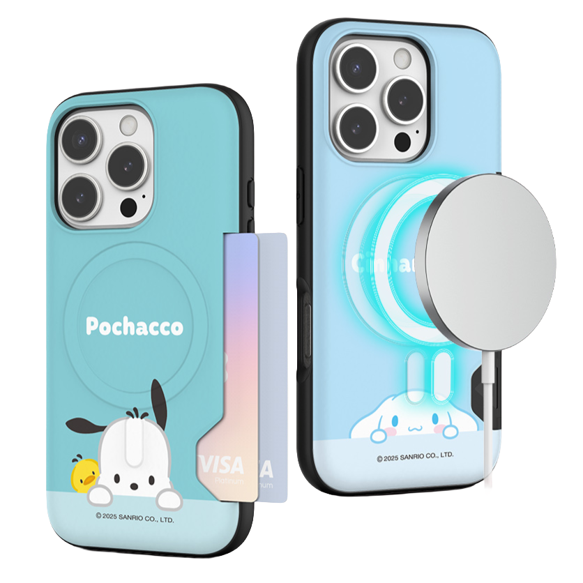Sanrio - Magsafe Hard Card Case - 防撞插卡磁吸手機保護硬殼 TY