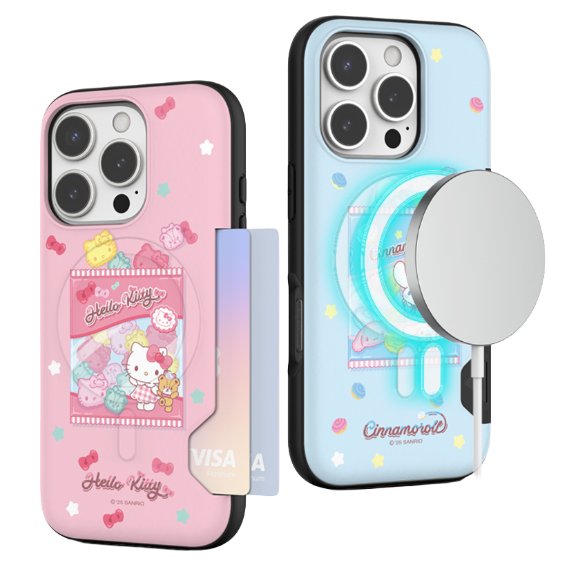 Sanrio - Magsafe Hard Card Case - 防撞插卡磁吸手機保護硬殼 TY
