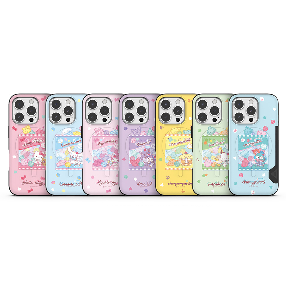 Sanrio - Magsafe Hard Card Case - 防撞插卡磁吸手機保護硬殼 TY