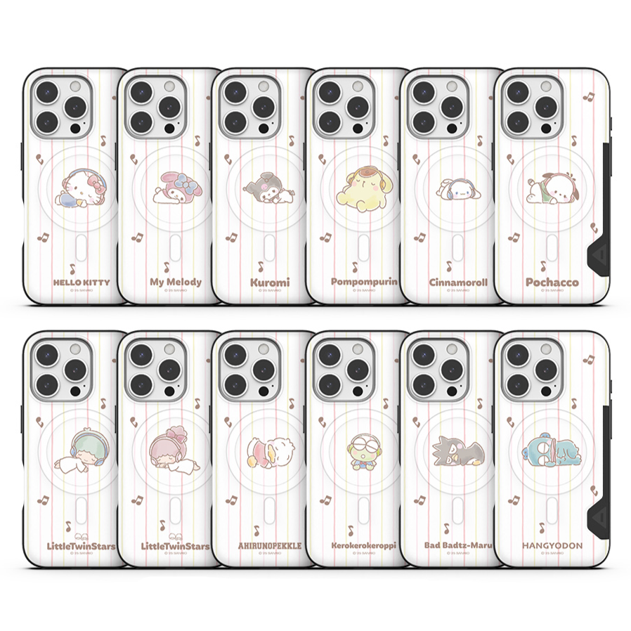 Sanrio - Magsafe Hard Card Case - 防撞插卡磁吸手機保護硬殼 TY