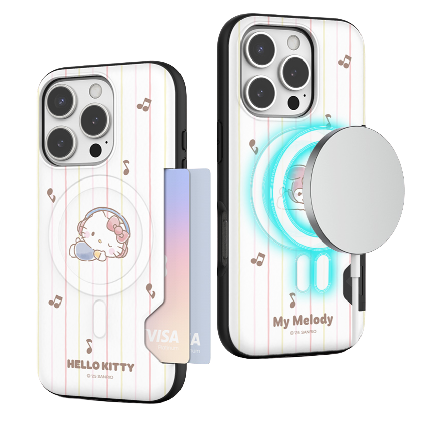 Sanrio - Magsafe Hard Card Case - 防撞插卡磁吸手機保護硬殼 TY