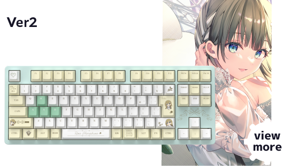 「ACG.GO」VSPO! ぶいすぽっ！ GEAR Gaming Keyboard 遊戲鍵盤 Ver. 2