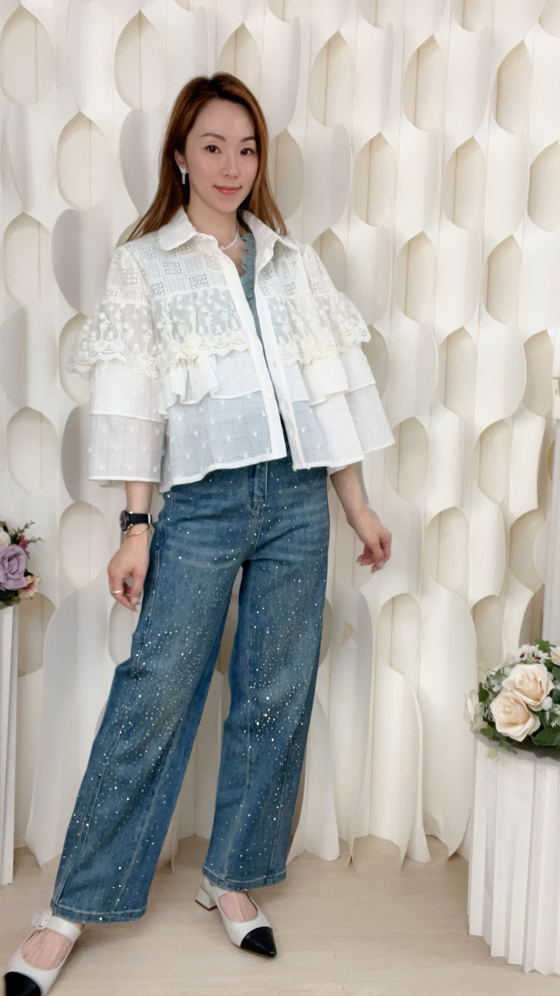 閃石彎刀型微彈牛仔褲(腰S:25-27/M:27-29/L:29-31/XL:31-33吋) 26047 #0304clo