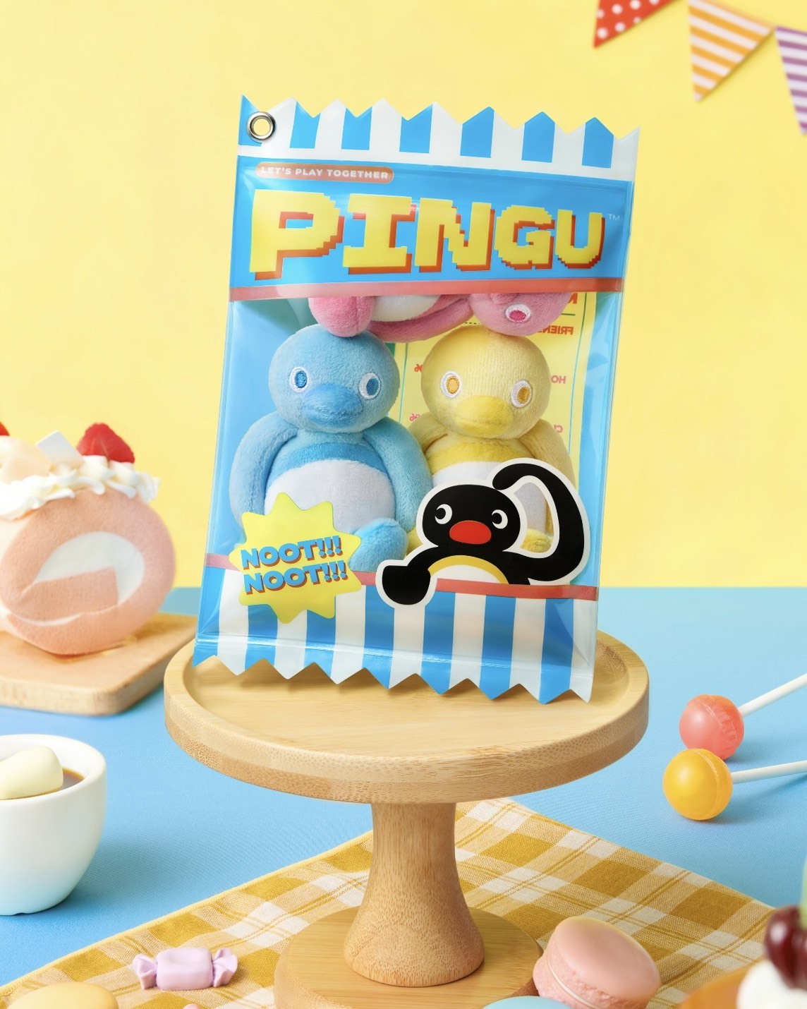 <正版授權>PINGU 企鵝家族 MINI MEME系列毛絨盲盒