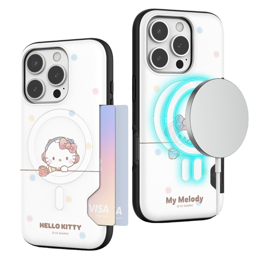 Sanrio - Magsafe Hard Card Case - 防撞插卡磁吸手機保護硬殼 TY