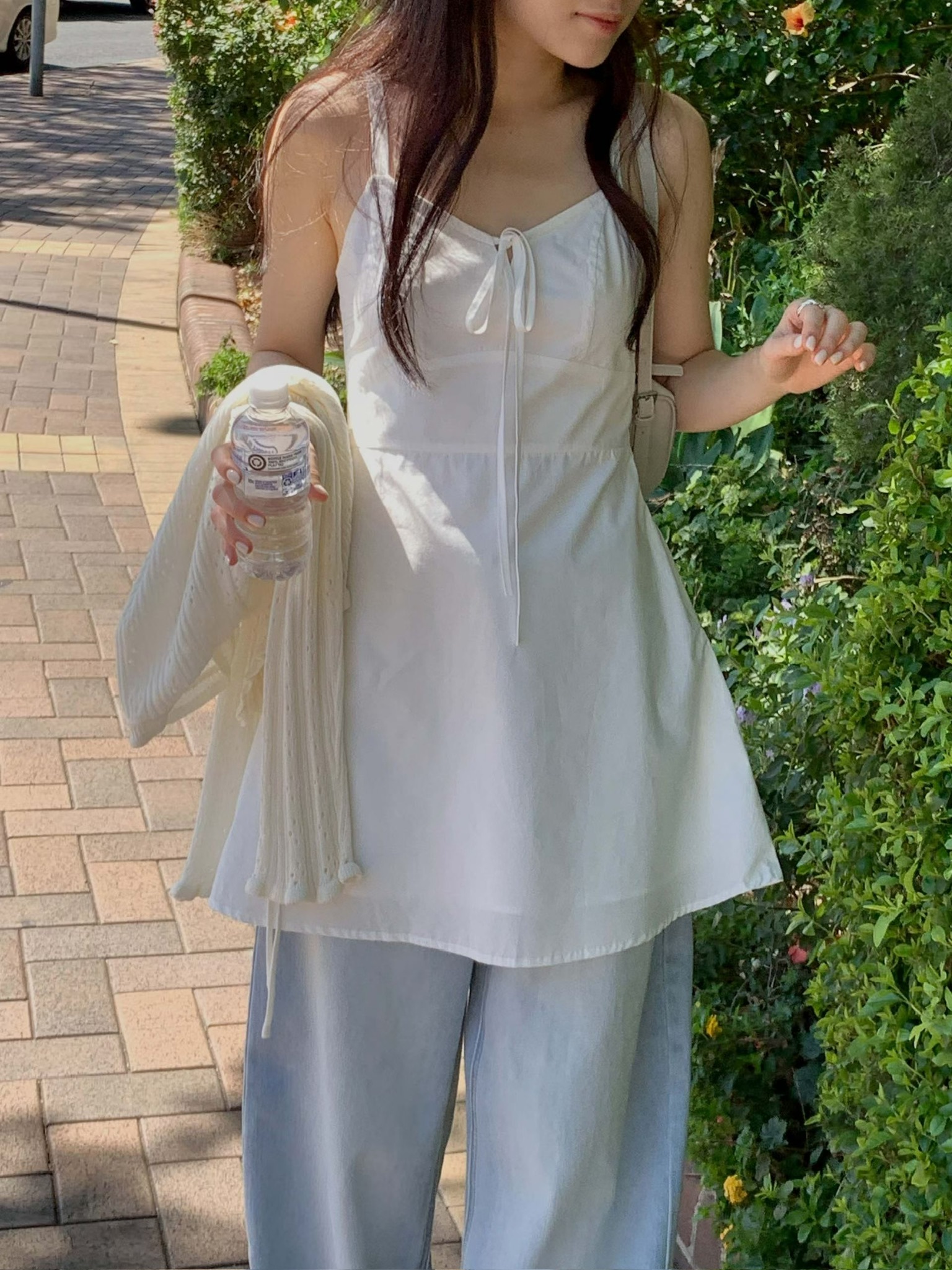 Just fit midi slip dress