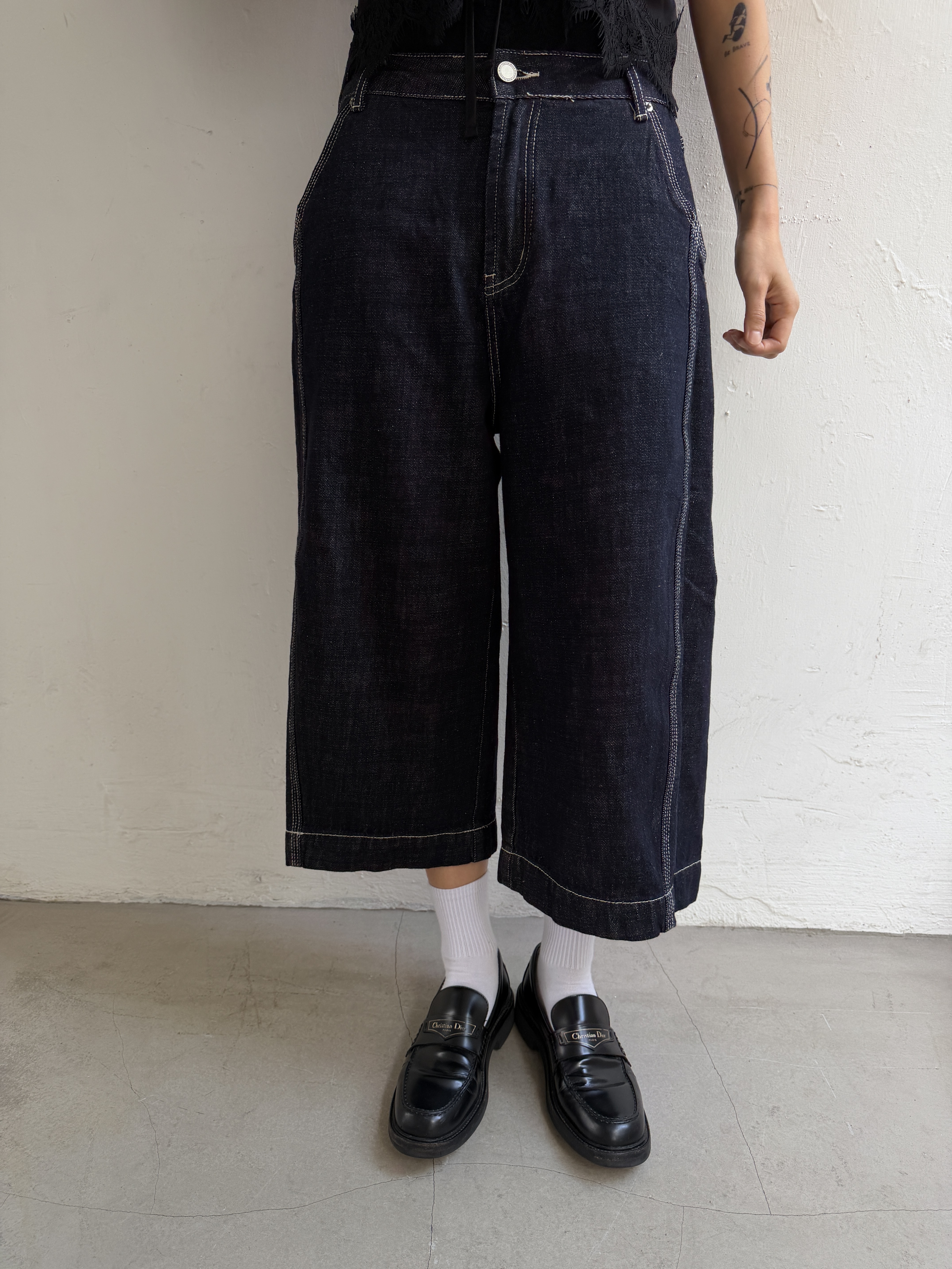 Denim culottes