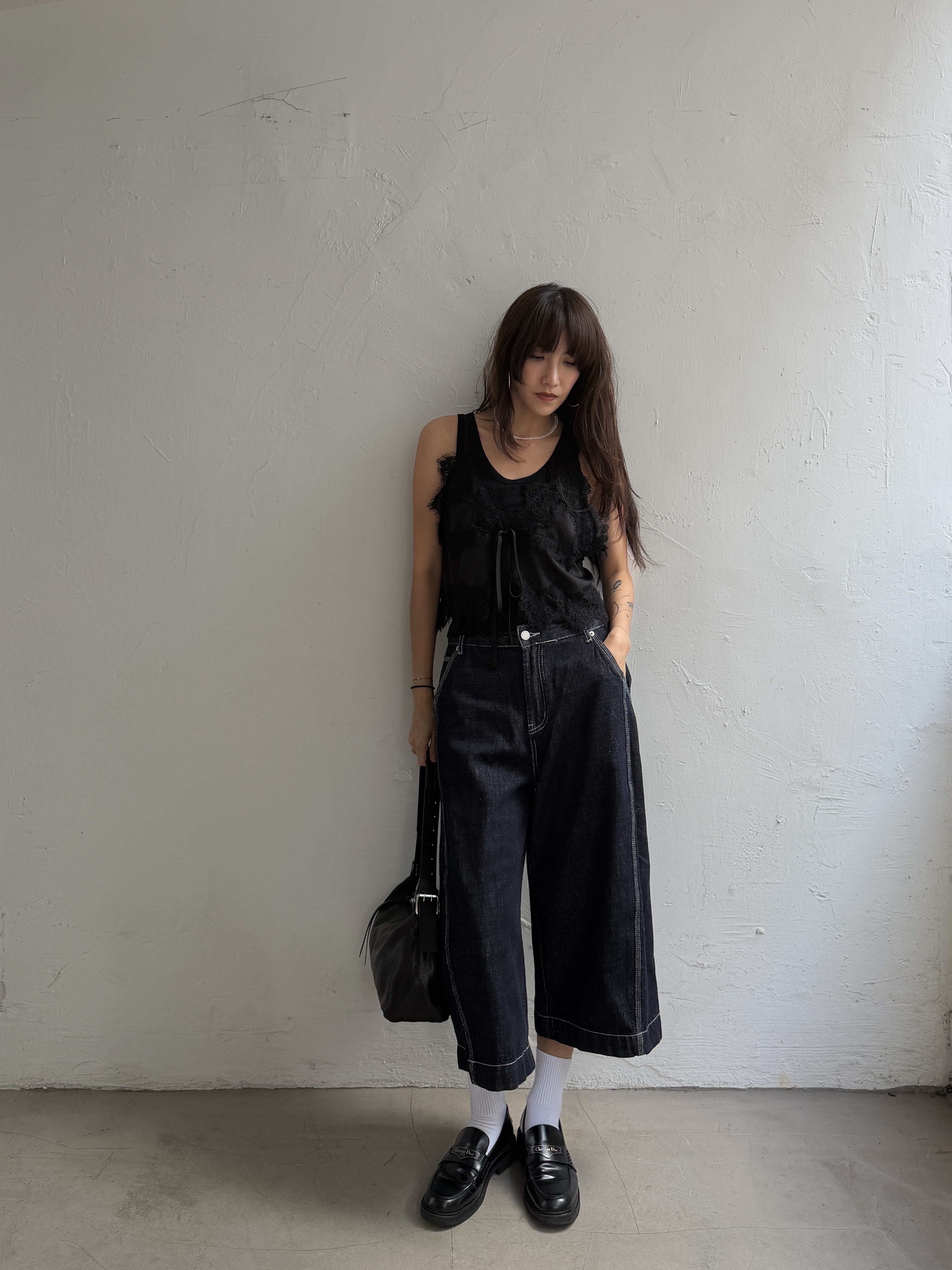 Denim culottes