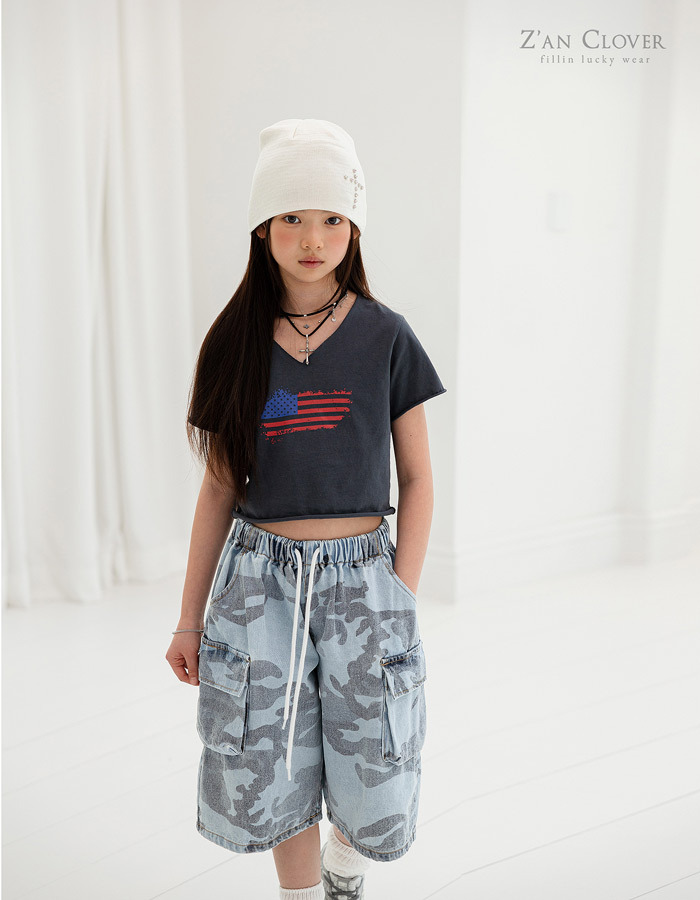 正韓夏zan clover 三色街頭十字架毛帽