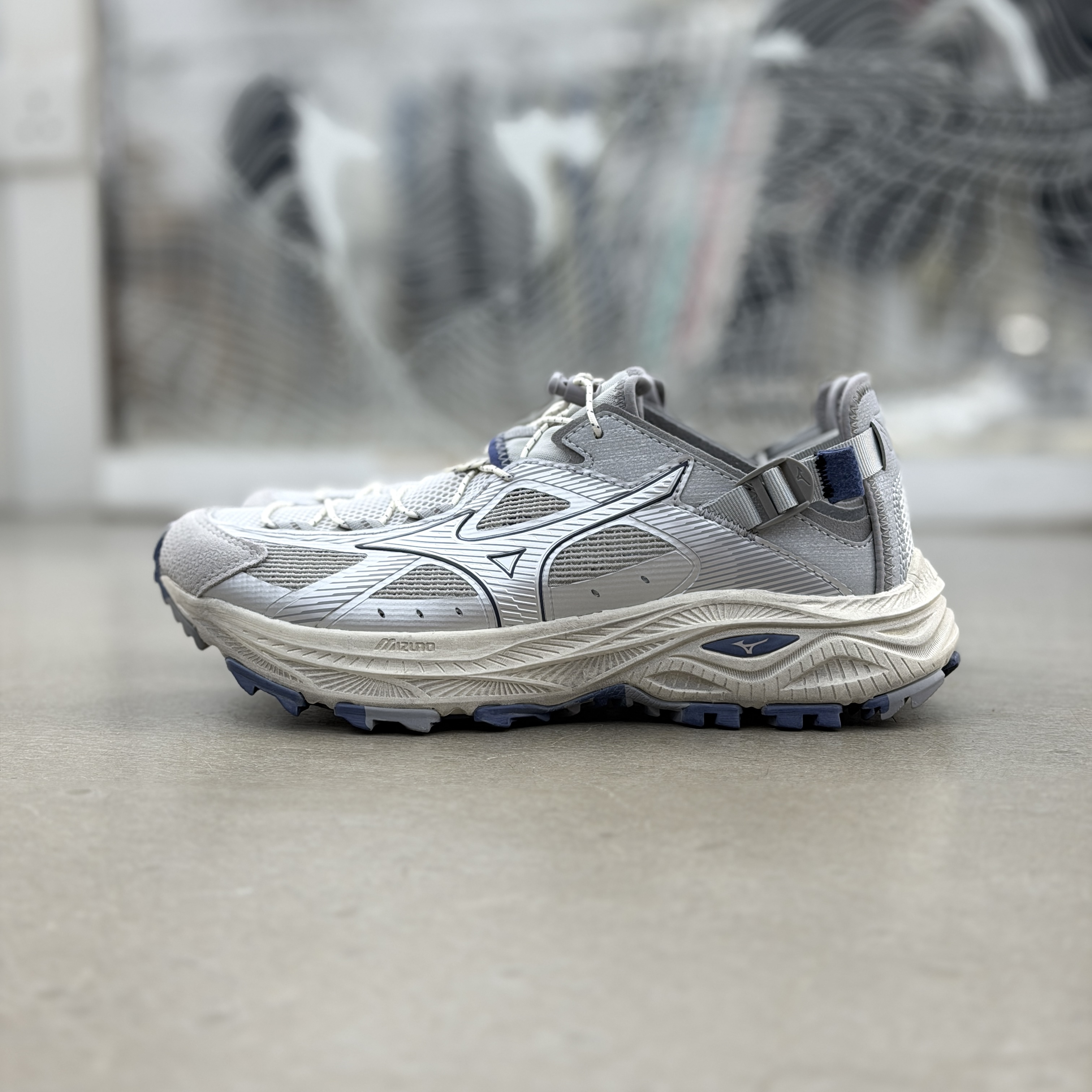 Mizuno Racer Trail SE V2- Silver Blue l D1GH261205