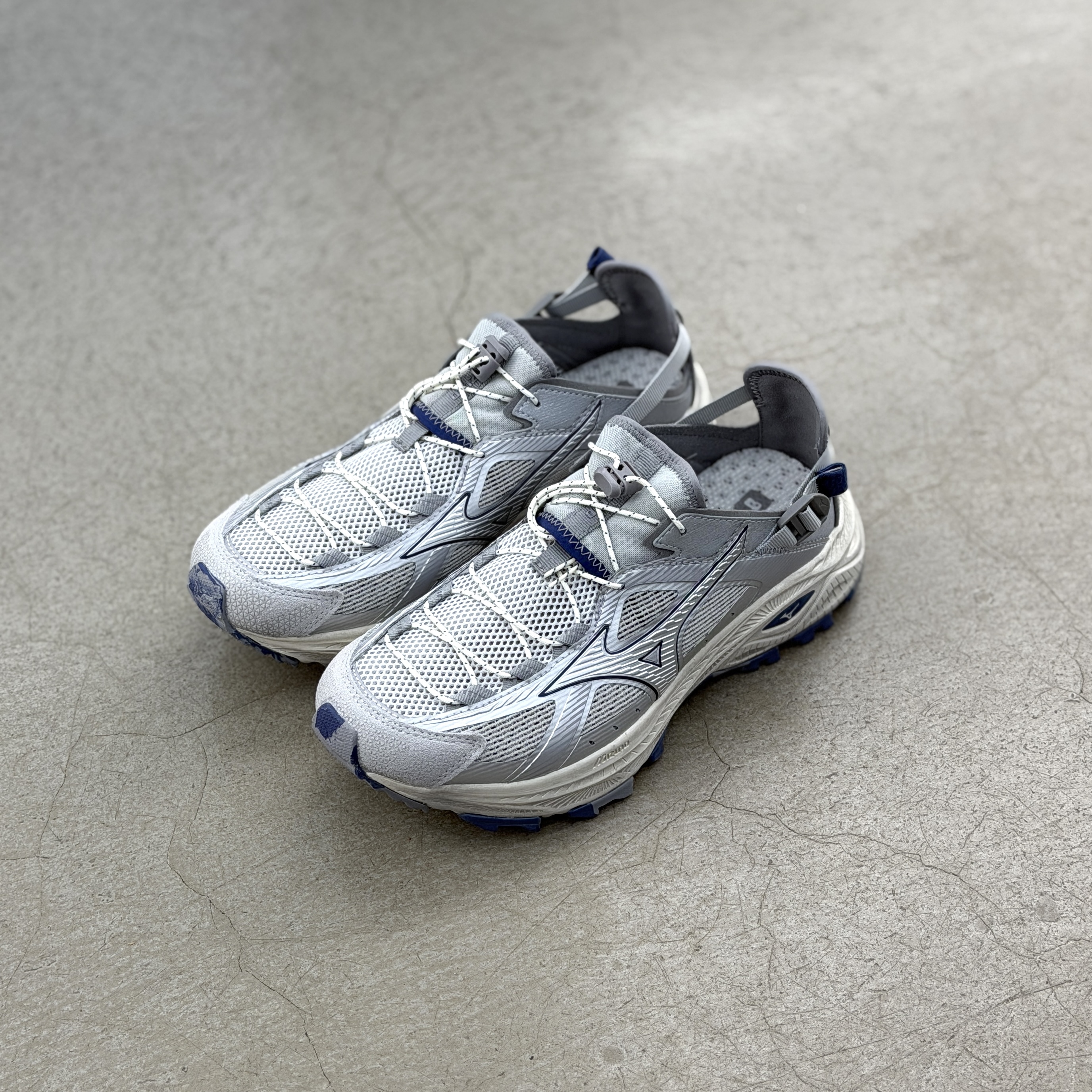 Mizuno Racer Trail SE V2- Silver Blue l D1GH261205