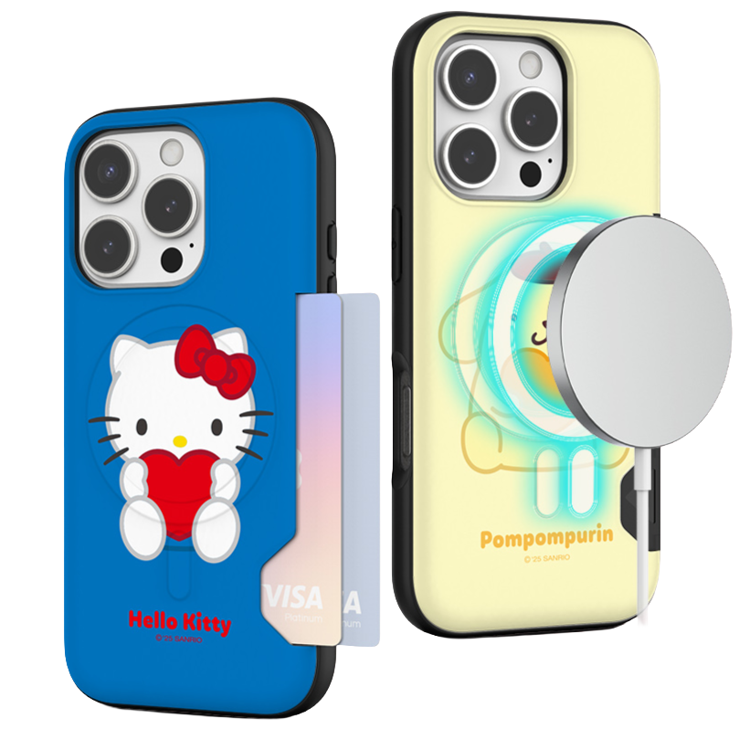Sanrio - Magsafe Hard Card Case - 防撞插卡磁吸手機保護硬殼 TY