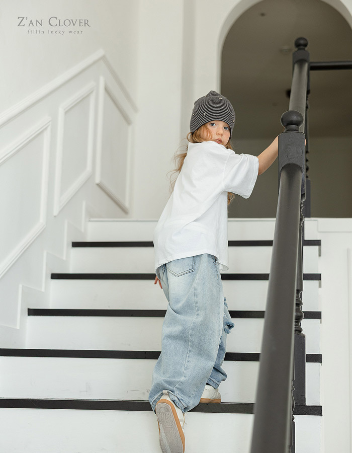 正韓夏zan clover 線條星星帽