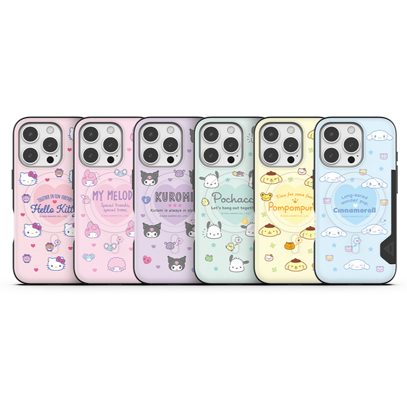 Sanrio - Magsafe Hard Card Case - 防撞插卡磁吸手機保護硬殼 TY
