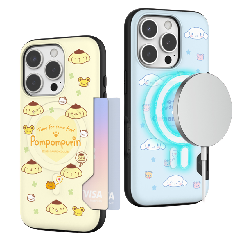 Sanrio - Magsafe Hard Card Case - 防撞插卡磁吸手機保護硬殼 TY