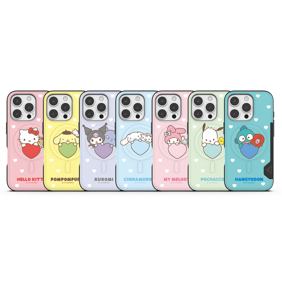 Sanrio - Magsafe Hard Card Case - 防撞插卡磁吸手機保護硬殼 TY