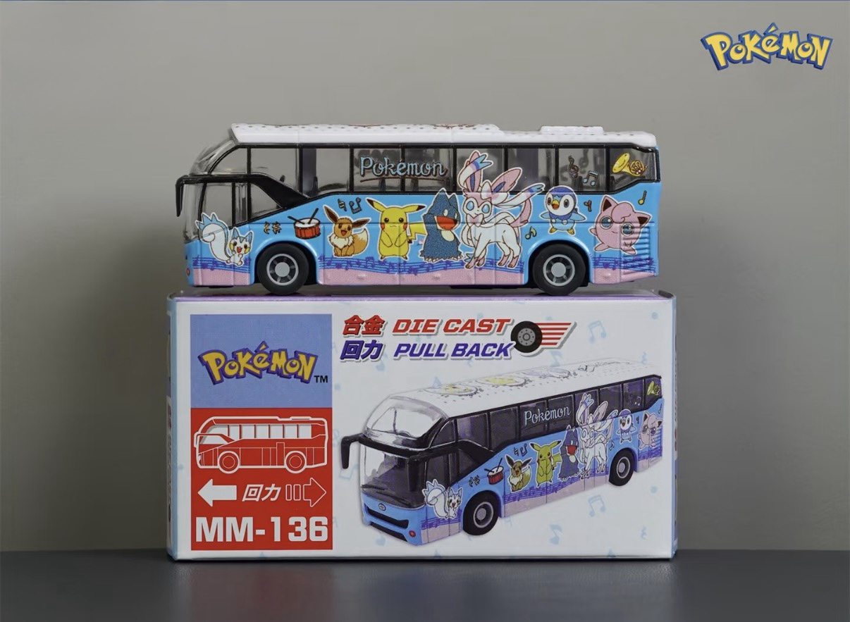 香港合金車/迴力車 - Pokemon 旅遊巴士