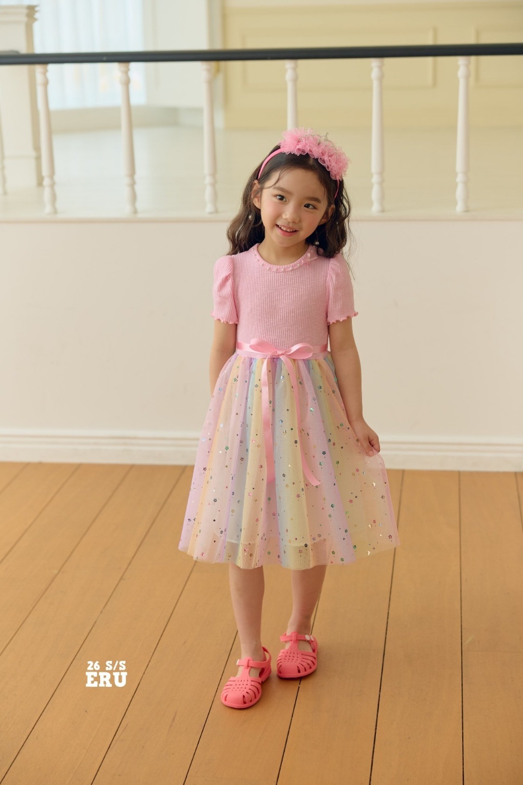 正韓夏Eru 美人魚木耳渲染紗裙