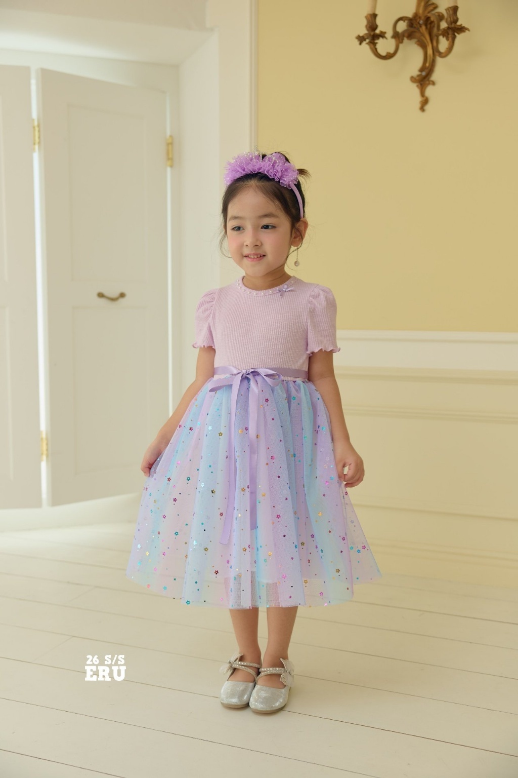 正韓夏Eru 美人魚木耳渲染紗裙