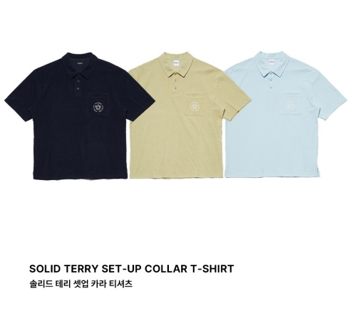 【韓國預購】SKR030406 MARKM 純色翻領短袖上衣