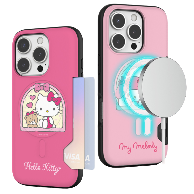 Sanrio - Magsafe Hard Card Case - 防撞插卡磁吸手機保護硬殼 TY