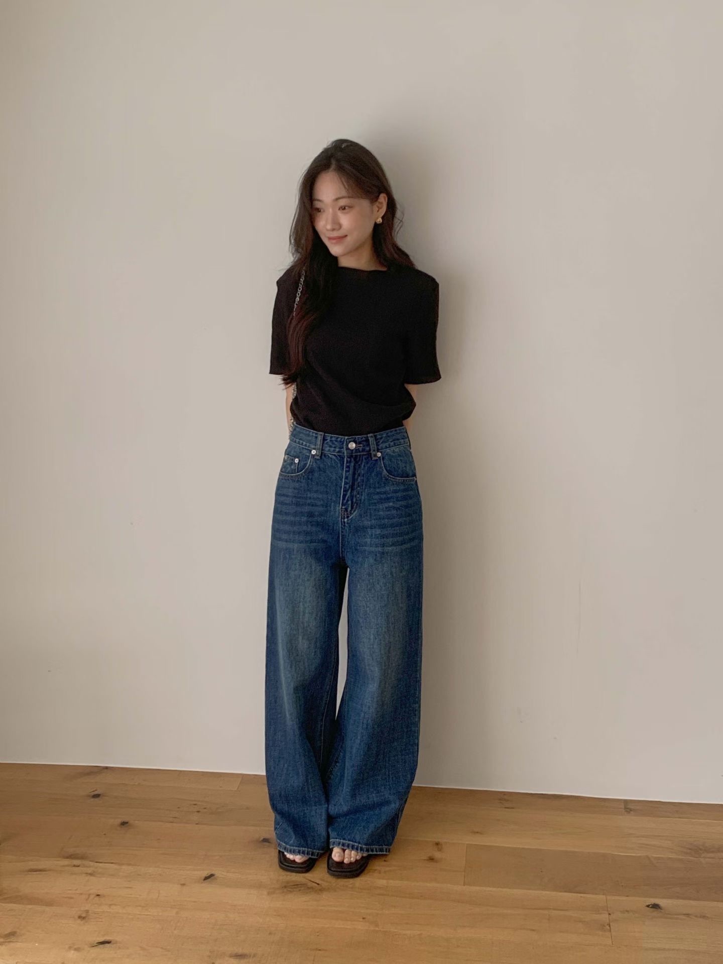 Bonnie high waisted denim pants