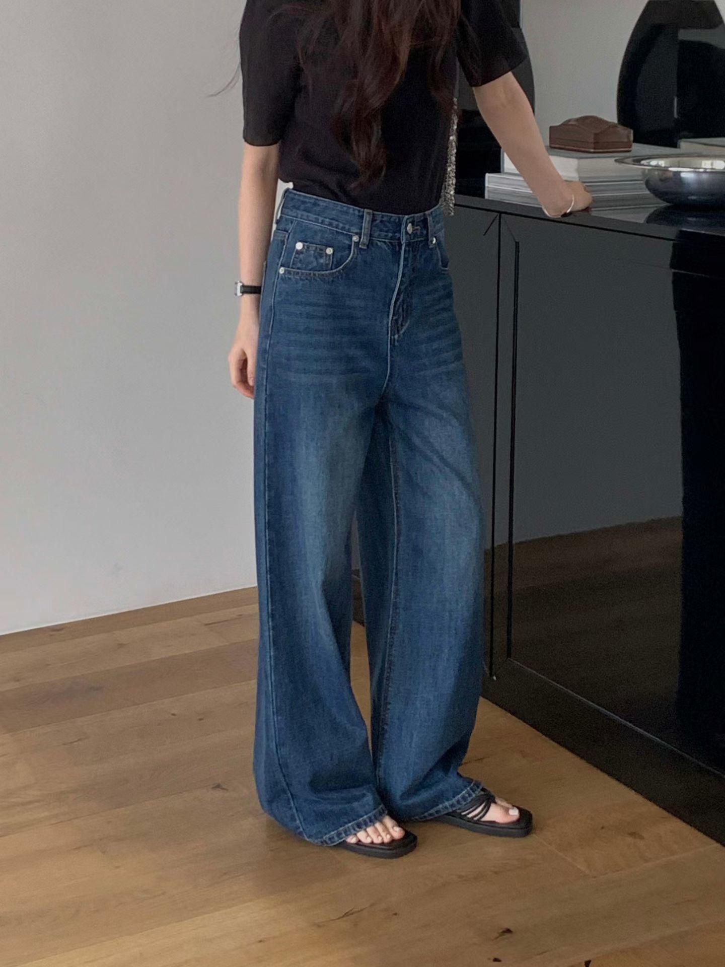Bonnie high waisted denim pants