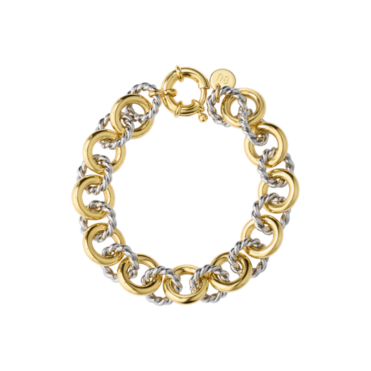 1BU0407-173 [BANGLEUP] Eole Bracelet - Two-tone #BUP23-EOL-BSF02 (EU)