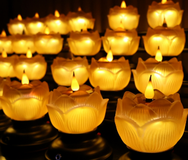 AB260403-H24-觀音古觀供燈服務（1人可以供1/3/6/9盞）(需客人留姓名，性別，出生年月日)(一對一點燈)