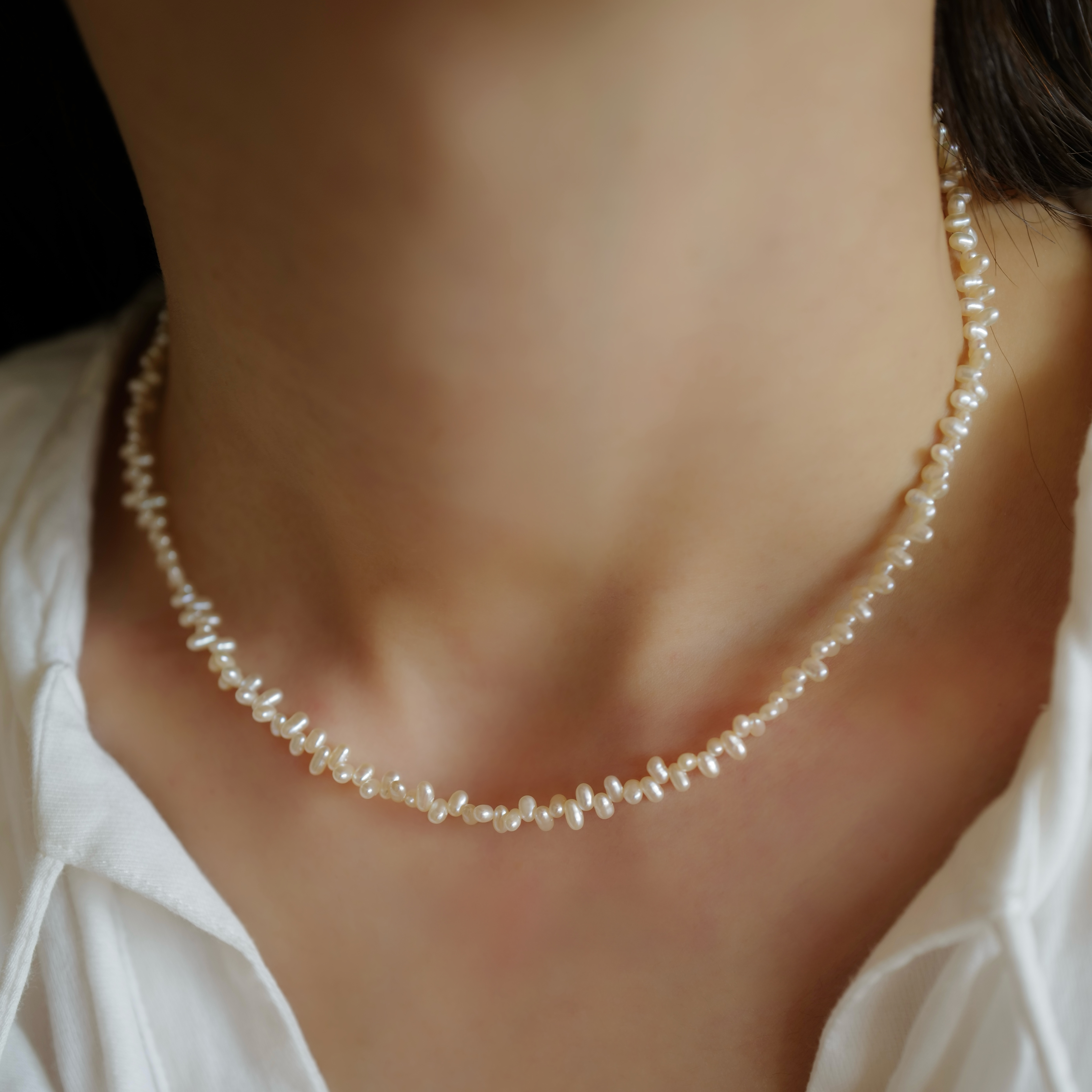 Petit Rhythm | 14K微光連綿珍珠項鏈