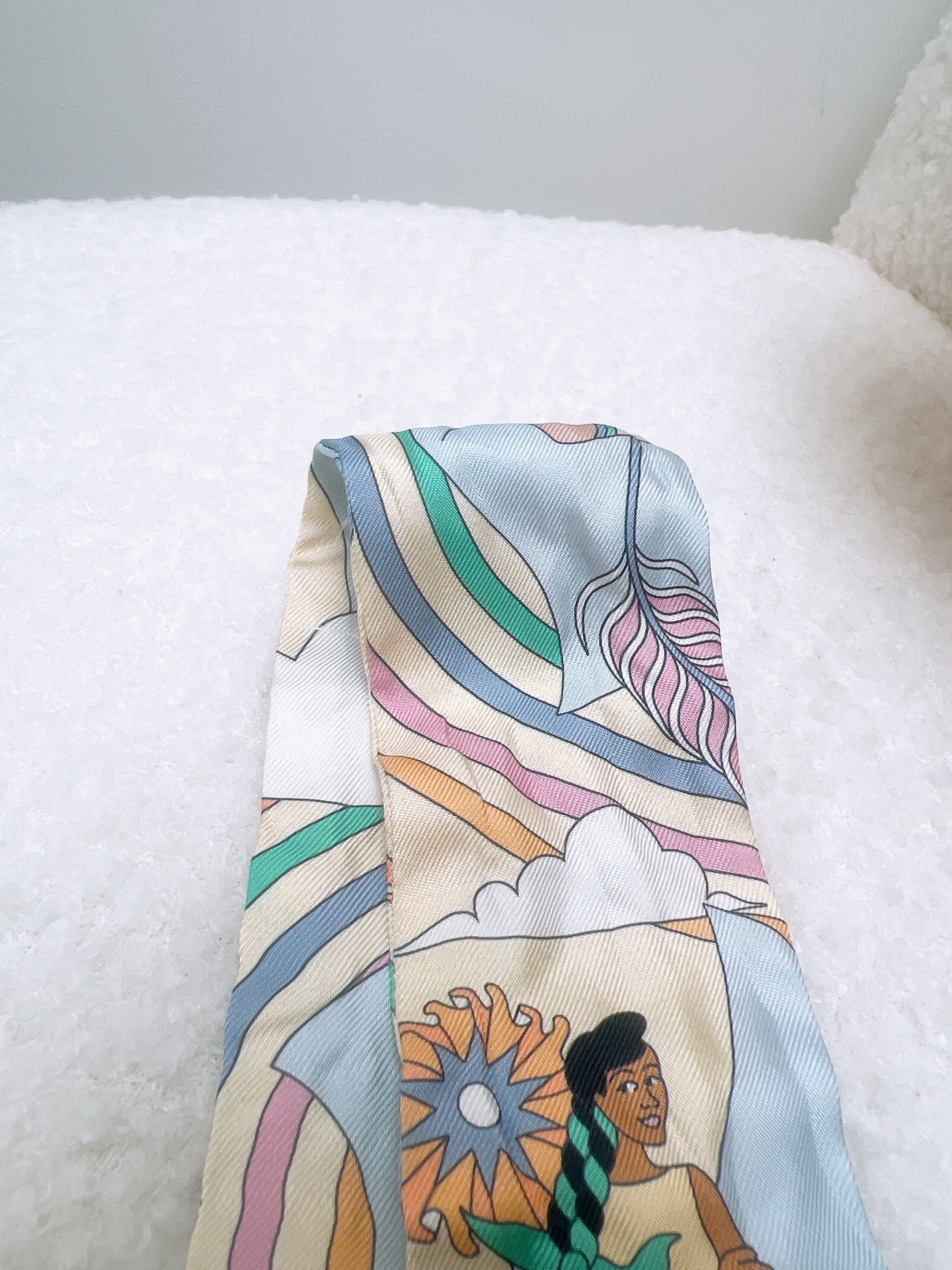 Hermes twilly (carres volants/ rainbow)