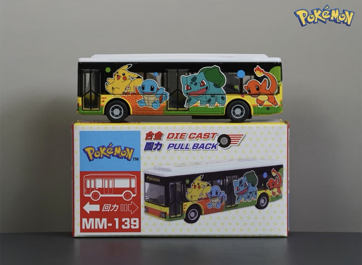 香港合金車/迴力車 - Pokemon 單層巴士