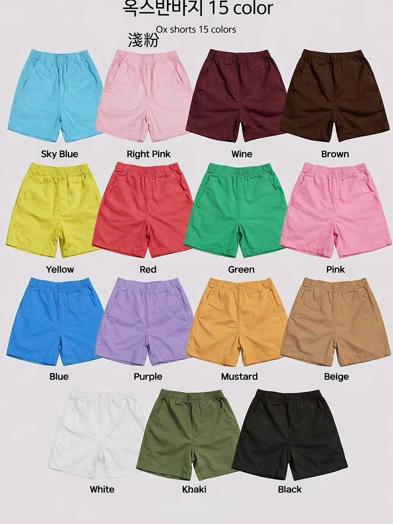 輕鬆顯瘦又好活動的繽紛15色百搭短褲