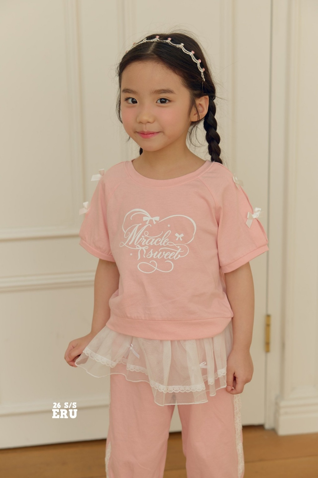 正韓夏Eru 側邊立體蝴蝶結上衣