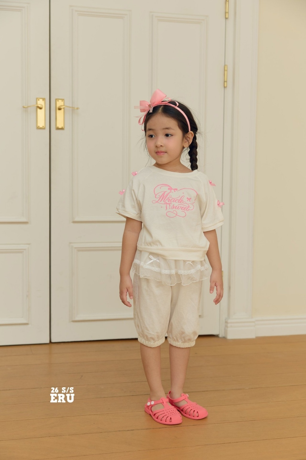 正韓夏Eru 側邊立體蝴蝶結上衣