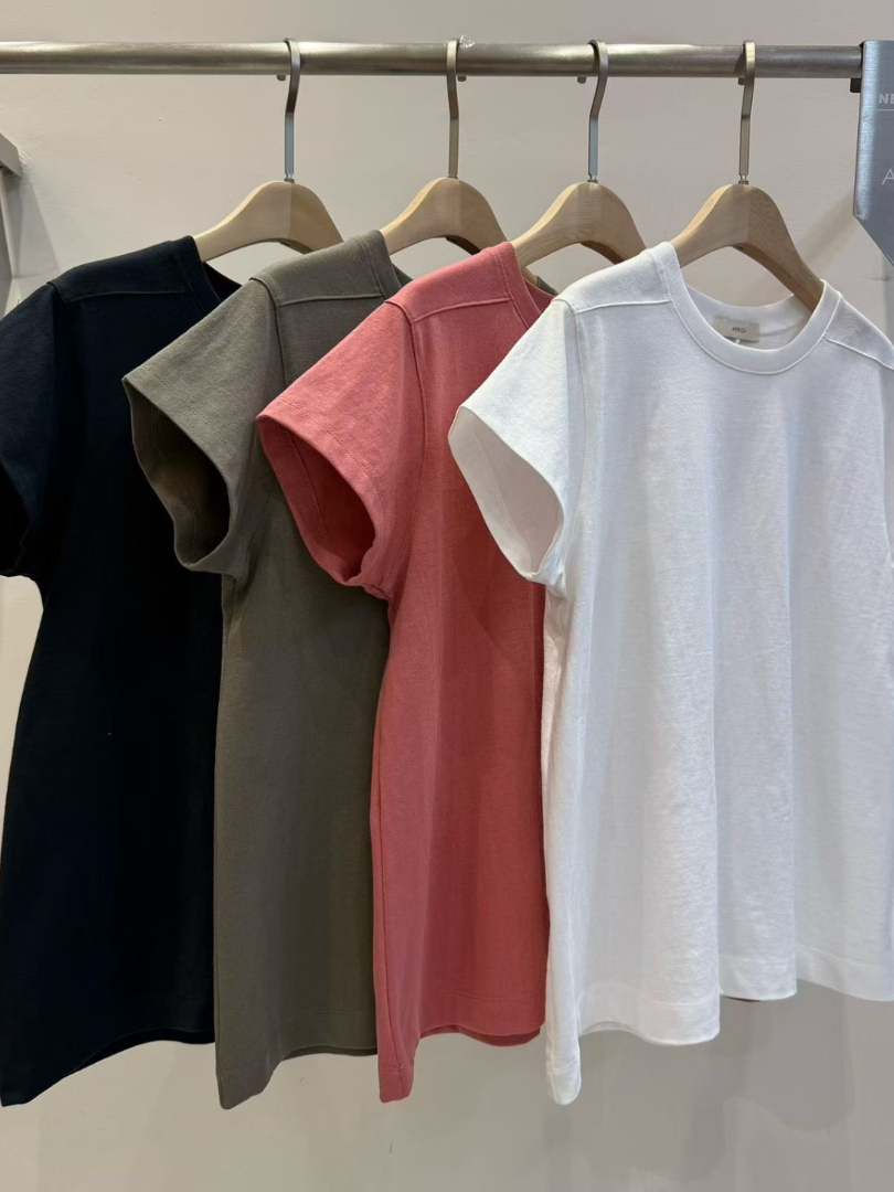 韓系質感素面上衣★不貼身顯瘦棉T