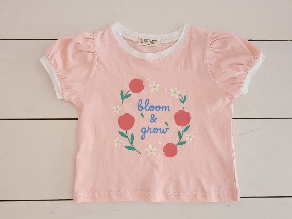 正韓夏Eru 兩色鬱金香上衣